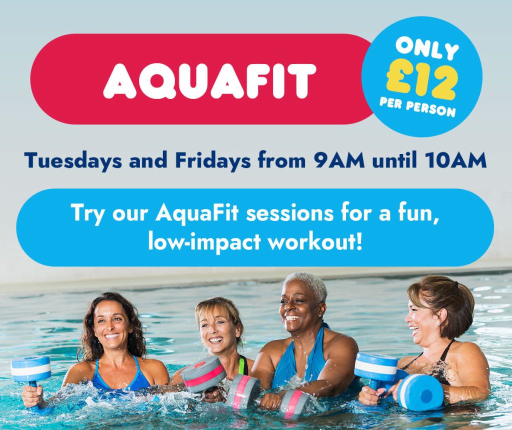 Aquafit - only £12 - Tuesdays and Fridays from 9am until 10am